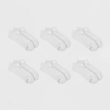 Fruit of the Loom Women's Extended Size Cushioned 6pk No Show Athletic Socks - 8-12