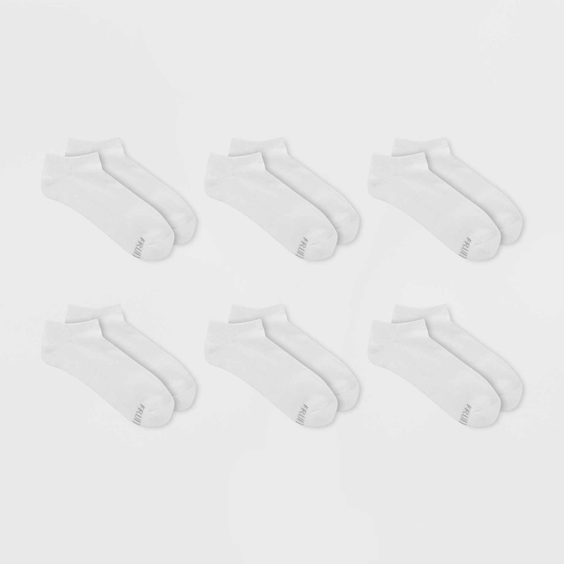 Fruit of the Loom Women's Cushioned 6pk No Show Athletic Socks - 4-10