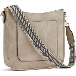 Crossbody Bags for Women Trendy Vegan Leather Hobo Handbags Fashion Shoulder Purse - 1 of 4