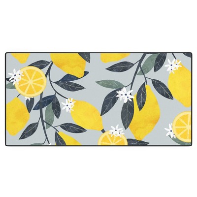 El buen limon Lemon tree branch Desk Mat -Deny Designs
