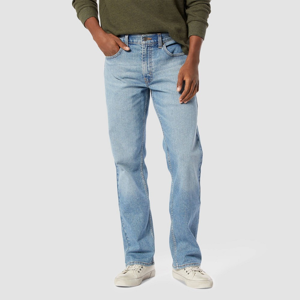 DENIZEN® from Levi's® Men's 285™ Relaxed Fit Jeans - Denim Blue 36x32: Heavyweight Cotton Denim, Stretch, Low Rise