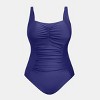 Women's Elegant Ruched Tummy Control One-Piece Swimsuit - Cupshe - 2 of 4