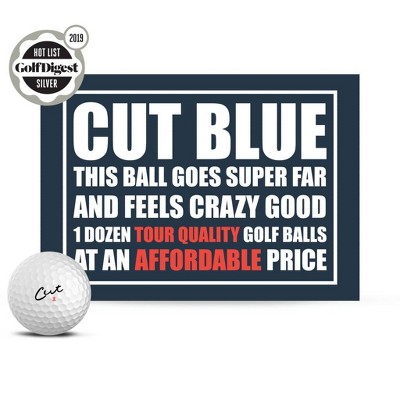 Cut Golf Blue Golf Balls - 12pk