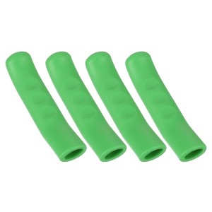 Unique Bargains Anti-Slip Lightweight Mountain Road Bike Brake Lever Silicone Sleeves 3.07" x 0.67" 4 Pcs - 1 of 3