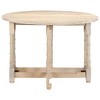 vidaXL Dining Table Bleached wood Solid mango wood Standard Durable - 2 of 2