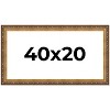 PosterPalooza | Panoramic Museum Gold Picture Frame - UV Acrylic, Foam Board Backing, Hanging Hardware - 2 of 4