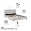DHP Andrea Tufted Upholstered Platform Bed - 4 of 4