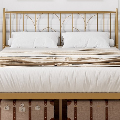 Gold full deals size bed frame