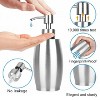 LunaLulinlk 375ml Soap Dispenser, 304 Stainless Steel Hand Soap Dispenser with Pump for Kitchen Bathroom Sink - 2 of 4