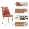 Clihome Velvet Dining Chairs Set of 2 - 4 of 4