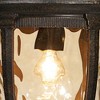 John Timberland Rustic Outdoor Ceiling Light Bronze 18" Hammered Glass for Exterior Entryway Porch - image 4 of 4