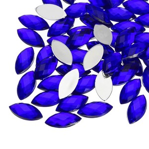 Unique Bargains Acrylic Flat Back DIY Decor Jewelry Horse Eye Gems 50 Pcs - 1 of 4
