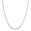 Black Bow Jewelry 2.5mm Sterling Silver Diamond Cut Solid Round Snake Chain Necklace - 3 of 4