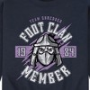 Men's - Teenage Mutant Ninja Turtles - Foot Clan Member Graphic Fleece Sweatshirt - 2 of 4