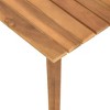vidaXL Patio Coffee Table 23.6"x23.6"x14.2" Solid Acacia Wood - 4 of 4