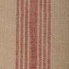 Design Imports  Barn Red Middle Stripe Burlap Table Runner 14X108 - 2 of 4