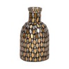 Glass Vase with Mosaic Design, Handcrafted Glam Decorative Accent for Home & Office, Glass Flower Holder for Living Room & Bedroom - 2 of 4