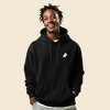 Dalix Embroidered Ghost Hoodie Soft Fleece Hood Sweatshirt Mens - 3 of 4