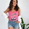 Simply Sage Market Women's Sunset Chaser Jeep Graphic Racerback Tank - 2 of 3