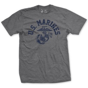 OUTSIDE THE WIRE Leatherneck for Life Old School V2 USMC T-Shirt - 1 of 2