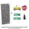 Big Dot of Happiness NYC Cityscape - Paper Straw Decor - New York City Party Striped Decorative Straws - Set of 24 - 3 of 4