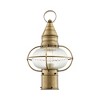 Livex Lighting Newburyport 1 - Light Post Light in  Antique Brass - 3 of 4