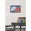 Trends International Fine Wind, Clear Morning by Katsushika Hokusai Framed Wall Poster Prints - 2 of 4