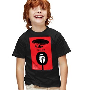 Boys' Star Trek Tng Season 1 Episode 10 T-Shirt Black Small - 1 of 4