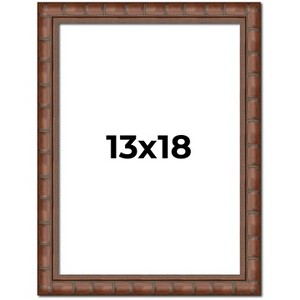 PosterPalooza | 13x18 Modern Bamboo Picture Frame, UV Acrylic, 5 Finishes - 1 of 4