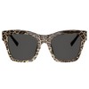 Dolce & Gabbana DG 4512 316387 Womens Square Sunglasses Leo Brown on Black 53mm - 2 of 3