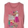 Women's Barbie Tis The Season Graphic Racerback Tank - Heather Mauve - Small - 2 of 3