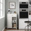 Kendall 24" 1 Drawer/2 Door Base Storage Cabinet, White - 2 of 4