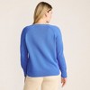 Lands' End Women's Drifter Jacquard Raglan Crew Neck Sweater - 2 of 4