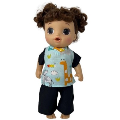 Doll Clothes Superstore Zoo Print Scrubs Fit 14 Inch Baby Alive And Little Baby Dolls