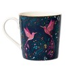 Sara Miller London India Hummingbird Mug - 12oz Fine China Coffee Cup with 22ct Gold Detail, Blue Collectible Drinkware - 4 of 4