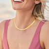 Ross-Simons Italian 6mm 18kt Gold Over Sterling Silver Herringbone Chain Necklace - 4 of 4