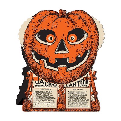 Beistle 9" x 7 1/2" Jack-O Lantern Fortune Wheel Game; 2/Pack 01551