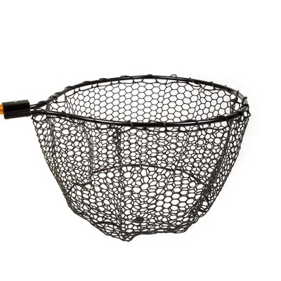 56-Inch Gold and Black Aluminum Retractable Fishing Net