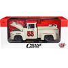 1956 Ford F-100 Truck Wimbledon White with Red Top "Crane Cams" Limited Ed to 6150 pcs 1/24 Diecast Model Car by M2 Machines - 3 of 3