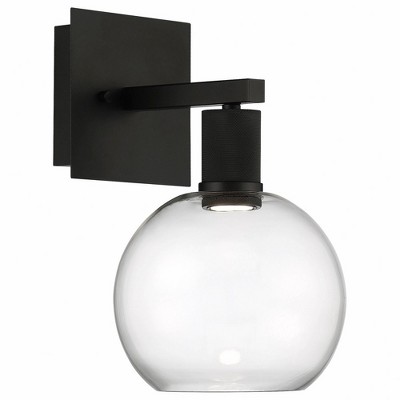 Access Lighting Port Nine 1 - Light Wall Light in  Matte Black