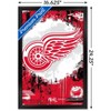 Trends International NHL Detroit Red Wings - Maximalist Logo 23 Framed Wall Poster Prints - 3 of 4