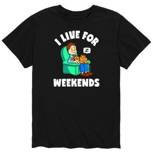 Men's - Nickelodeon - Garfield Animations Short Sleeve Graphic T-Shirt - 1 of 4
