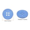 Unique Bargains Resin Craft Snap Round Flat 4-Hole Sewing Buttons 50 Pcs - 2 of 4