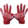 Battle Sports Doom 1.0 Youth Football Receiver Gloves - Red - image 2 of 3