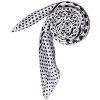 Allegra K Women's Floral Leopard Polka Dots Striped Print Square Kerchief Neck Scarf Shawl - 2 of 4