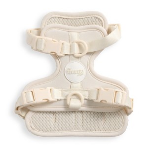 THE LICKER STORE Arlo Adjustable Soft Padded No Pull Pet Harness with 3 Buckles and 3 Leash Clips - 1 of 4