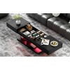 LIVAREEmlen Extendable Coffee Table with Multiple Storage Compartments, Multifunctional Adjustable Coffee Table with Hidden Storage Space(Black) - 4 of 4