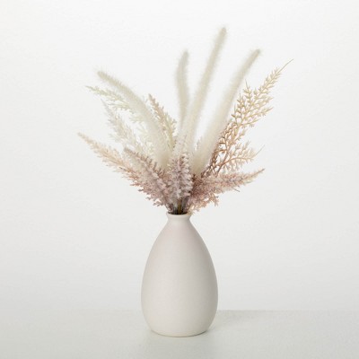 Sullivans 14" Artificial Dried Neutral Flowers Premade