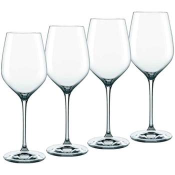 Elle Decor Embossed Goblets Glasses, Vintage Glassware Sets, Water Goblets  For Party, Wedding, & Daily Use, Set Of 6 : Target