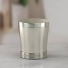 Special Metal Bathroom Vanity Countertop Storage Organizer Canister Jar - Nu Steel: Stainless Steel Container with Lid - 3 of 4